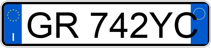 Numer rejestracyjny GR742YC posiada VOLKSWAGEN Polo 6a serie