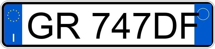 Numer rejestracyjny GR747DF posiada DR DR 4.0