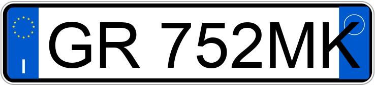 Numer rejestracyjny GR752MK posiada MINI Mini Cbr.