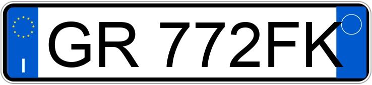 Numer rejestracyjny GR772FK posiada KIA Picanto 3as.