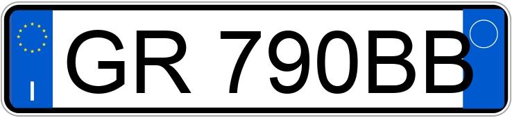 Numer rejestracyjny GR790BB posiada BMW Serie 8