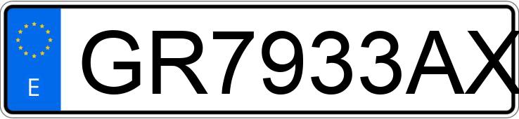 Numer rejestracyjny GR7933AX posiada BMW SERIE 3