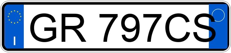Numer rejestracyjny GR797CS posiada CITROEN C3