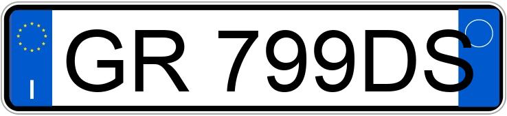 Numer rejestracyjny GR799DS posiada VOLKSWAGEN Polo 6a serie