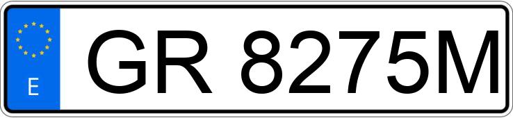 Numer rejestracyjny GR8275M posiada EBRO M Numer rejestracyjny GR8275M posiada EBRO M