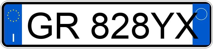 Numer rejestracyjny GR828YX posiada FIAT 500