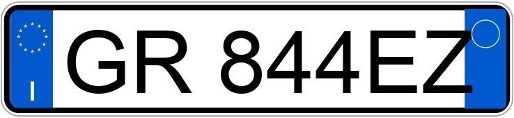 Numer rejestracyjny GR844EZ posiada MINI Mini Countrym. Numer rejestracyjny GR844EZ posiada MINI Mini Countrym.