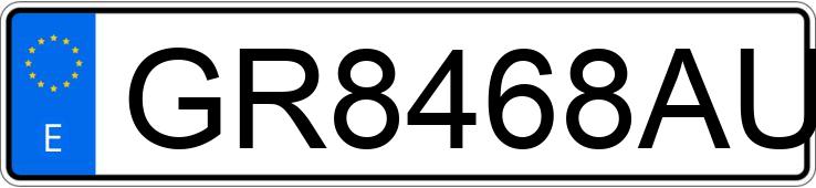 Numer rejestracyjny GR8468AU posiada YAMAHA TT 600