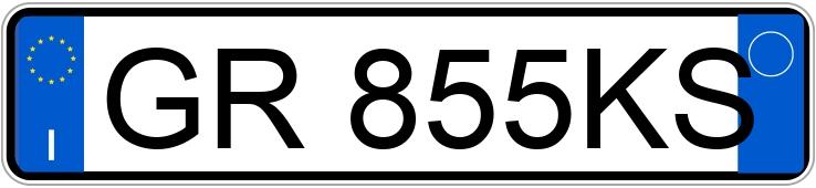 Numer rejestracyjny GR855KS posiada TOYOTA RAV4 4a serie