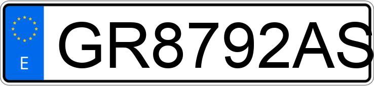 Numer rejestracyjny GR8792AS posiada BMW SERIE 3