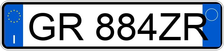 Numer rejestracyjny GR884ZR posiada FORD CUSTOM