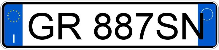 Numer rejestracyjny GR887SN posiada AUDI Q3 2a serie