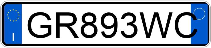 Numer rejestracyjny GR893WC posiada VOLKSWAGEN Golf 8a serie