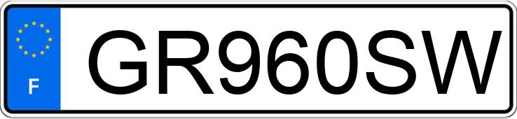 Numer rejestracyjny GR960SW posiada CITROEN JUMPY
