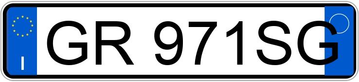 Numer rejestracyjny GR971SG posiada FIAT 500 Numer rejestracyjny GR971SG posiada FIAT 500