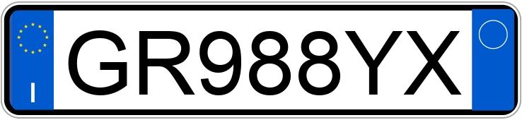 Numer rejestracyjny GR988YX posiada LANCIA Ypsilon 3a serie Numer rejestracyjny GR988YX posiada LANCIA Ypsilon 3a serie