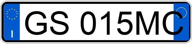 Numer rejestracyjny GS015MC posiada AUDI Q4 e-tron