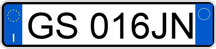 Numer rejestracyjny GS016JN posiada BMW Serie 2 A.T.