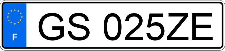 Numer rejestracyjny GS025ZE posiada VOLKSWAGEN ID.3 Numer rejestracyjny GS025ZE posiada VOLKSWAGEN ID.3