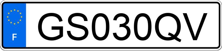 Numer rejestracyjny GS030QV posiada TESLA MODEL 3