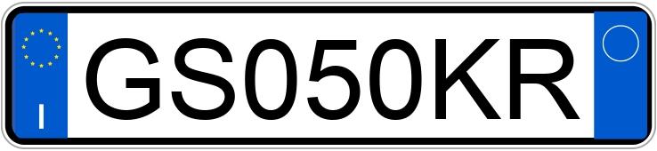 Numer rejestracyjny GS050KR posiada ALFA ROMEO Tonale