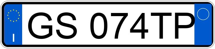 Numer rejestracyjny GS074TP posiada MINI Mini Clubman