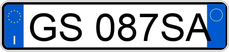 Numer rejestracyjny GS087SA posiada FIAT Panda 3a serie Numer rejestracyjny GS087SA posiada FIAT Panda 3a serie