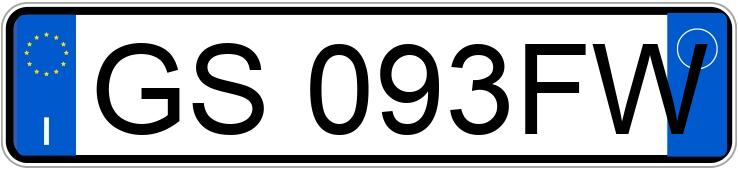 Numer rejestracyjny GS093FW posiada FORD Fiesta 7a serie