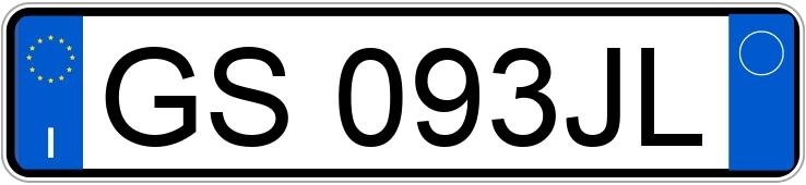Numer rejestracyjny GS093JL posiada BMW IX3