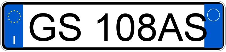 Numer rejestracyjny GS108AS posiada NISSAN Juke 2a serie