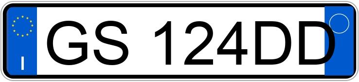 Numer rejestracyjny GS124DD posiada CHEVROLET Matiz 2a serie