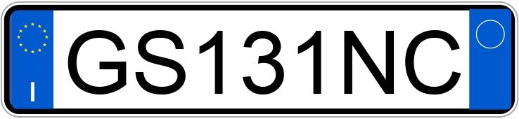 Numer rejestracyjny GS131NC posiada AUDI A3 4a serie