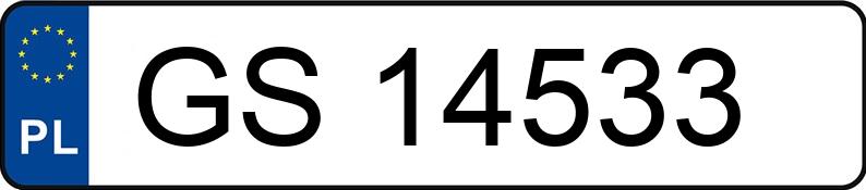 Numer rejestracyjny GS 14533 posiada MERCEDES-BENZ 190 D 2.0 201 190 D 2.0 201 - GS14533