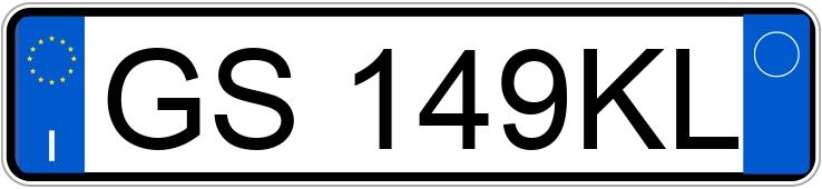 Numer rejestracyjny GS149KL posiada ALFA ROMEO Tonale