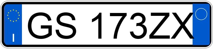 Numer rejestracyjny GS173ZX posiada CITROEN C3