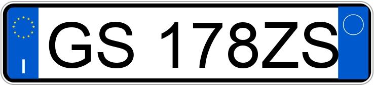 Numer rejestracyjny GS178ZS posiada FIAT Panda 3a serie