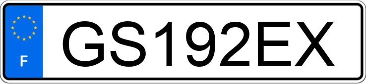 Numer rejestracyjny GS192EX posiada SUZUKI SWIFT