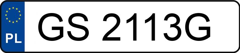 Numer rejestracyjny GS 2113G posiada LEXUS RC F MR`23 E6 Track Edition - GS2113G