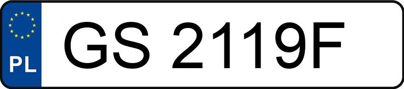 Numer rejestracyjny GS 2119F posiada TOYOTA TOYOTA C-HR - GS2119F Numer rejestracyjny GS 2119F posiada TOYOTA TOYOTA C-HR - GS2119F
