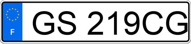 Die Registrierungsnummer GS219CG hat DACIA SANDERO III
