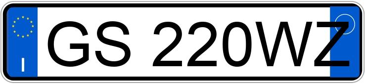Numer rejestracyjny GS220WZ posiada DS DS4 2a serie Numer rejestracyjny GS220WZ posiada DS DS4 2a serie