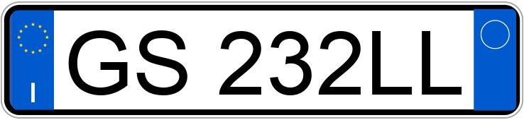 Numer rejestracyjny GS232LL posiada FIAT Panda 3a serie Numer rejestracyjny GS232LL posiada FIAT Panda 3a serie