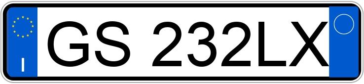 Numer rejestracyjny GS232LX posiada VOLKSWAGEN Tiguan 2a serie