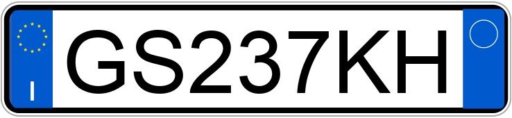 Numer rejestracyjny GS237KH posiada SUZUKI S-Cross 2a serie