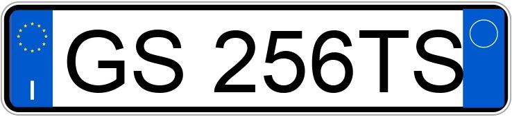 Numer rejestracyjny GS256TS posiada JEEP Avenger