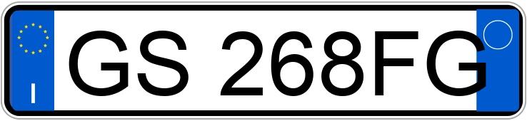 Numer rejestracyjny GS268FG posiada AUDI A6 5a serie Numer rejestracyjny GS268FG posiada AUDI A6 5a serie