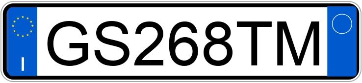 Numer rejestracyjny GS268TM posiada MERCEDES CLA