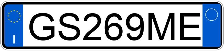 Numer rejestracyjny GS269ME posiada BMW Serie 4 G.C. Numer rejestracyjny GS269ME posiada BMW Serie 4 G.C.