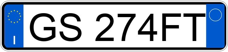 Numer rejestracyjny GS274FT posiada OPEL MOKKA