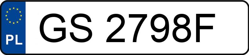 Numer rejestracyjny GS 2798F posiada FIAT TIPO - GS2798F Numer rejestracyjny GS 2798F posiada FIAT TIPO - GS2798F